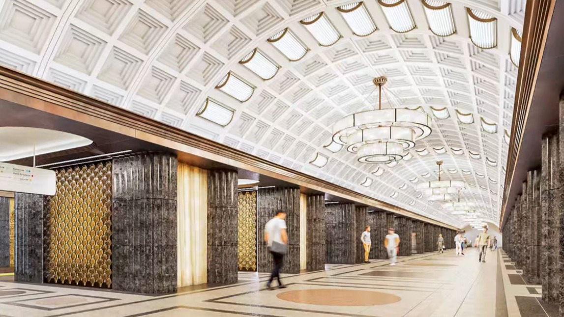 Утвержденная 27 января архитектурная концепция новой станции Кольцевой линии метро «Достоевская»