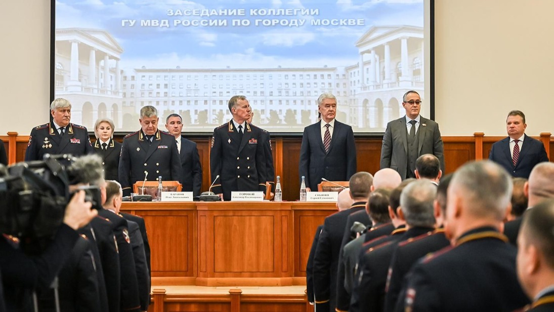 Сергей Собянин поблагодарил московскую полицию за обеспечение правопорядка 