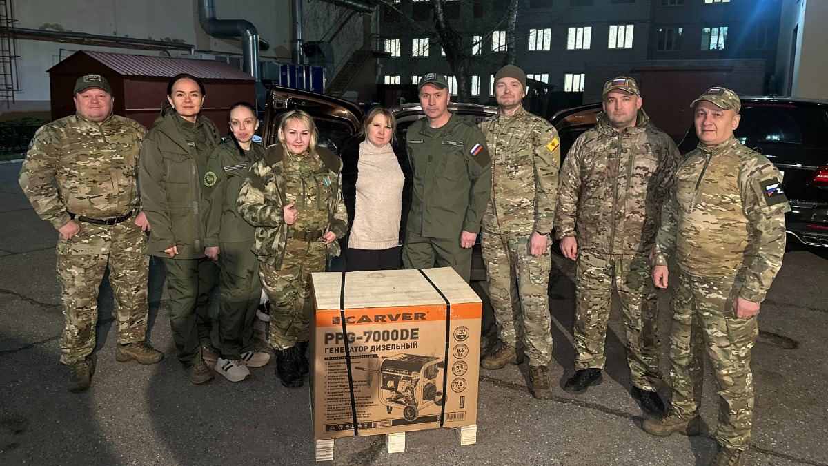 Команда филиала Центра «ВОИН» в Чувашии передала гуманитарный груз на передовую