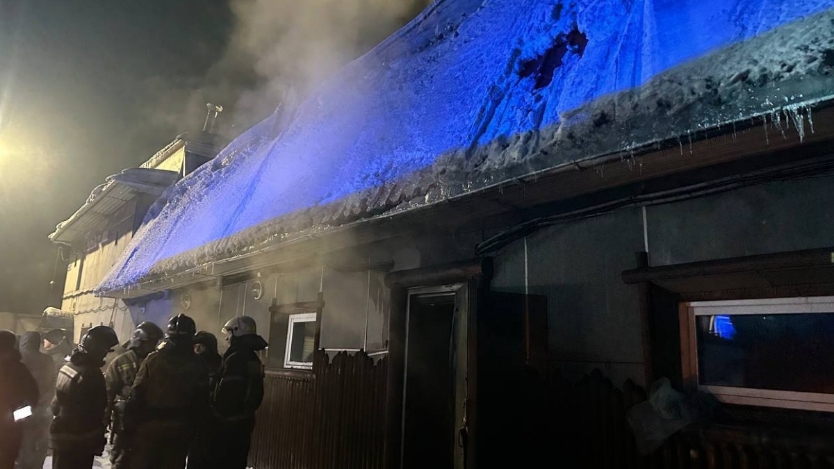 Появилось фото сауны в Прокопьевске, где в пожаре погибли пятеро подростков