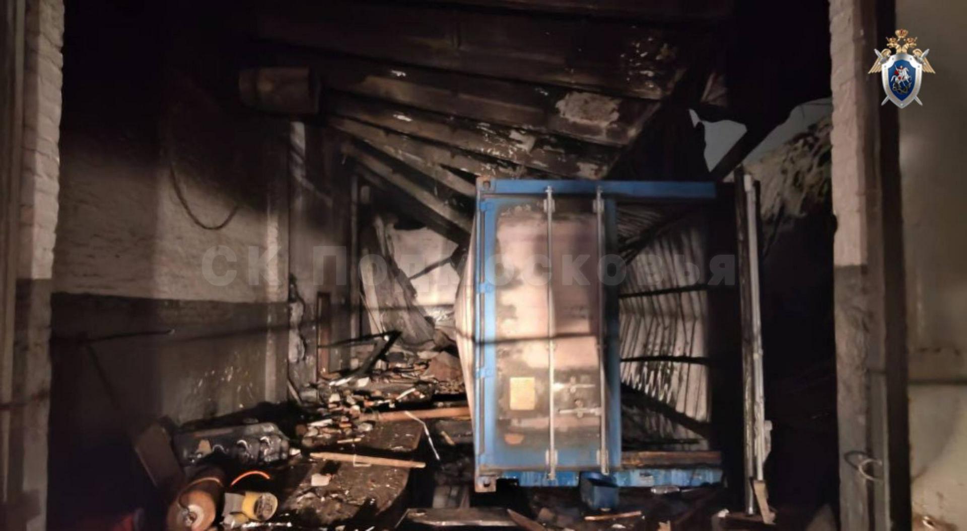 СК возбудил дело после взрыва в гараже в Подмосковье, в котором погиб мужчина