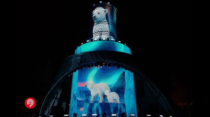 Показ сюжетов на «Матрешке Москвы» приостановили из-за морозов