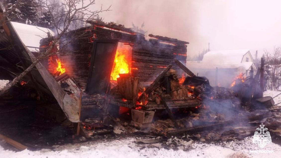 Пожилая пара погибла при пожаре в Подмосковье