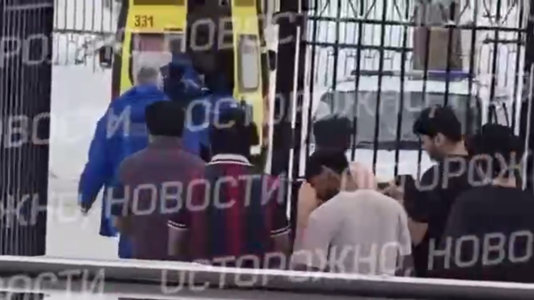 Опубликовано видео с места нападения на общежитие в Уфе