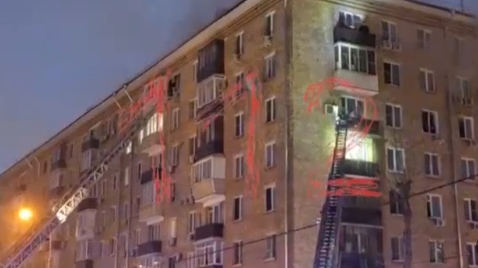 Пожар на Пресненском Валу в Москве ликвидировали