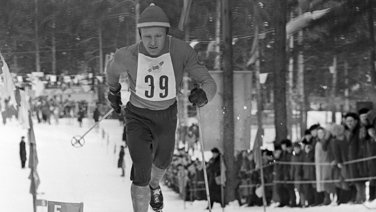 Иван Утробин на II зимней Спартакиаде народов СССР в Свердловске