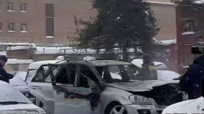 Появились подробности взрыва машины на западе Москвы