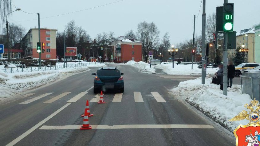 Водитель сбил 12-летнюю девочку на пешеходном переходе в Подольске