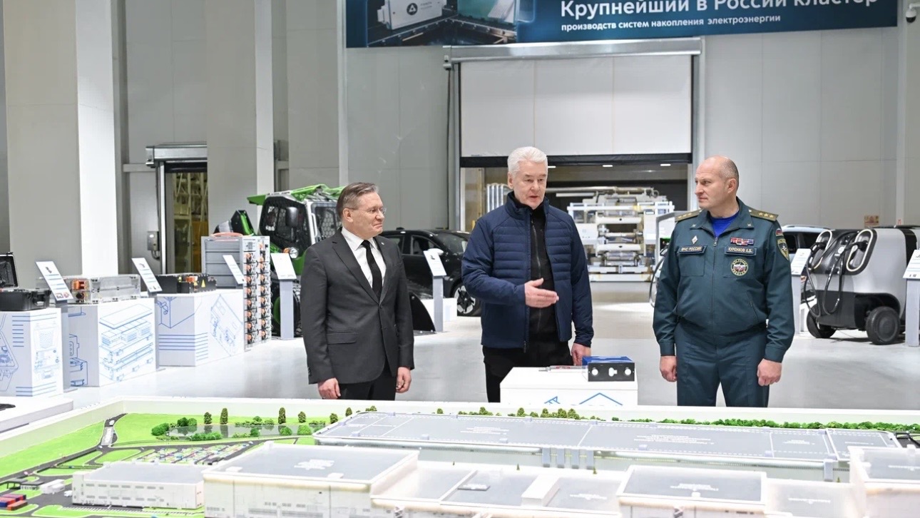 Собянин: В Москве появится кластер по производству аккумуляторных батарей