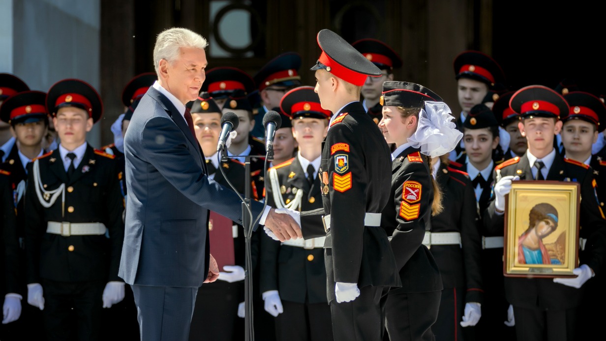 Сергей Собянин рассказал о развитии кадетского образования в Москве