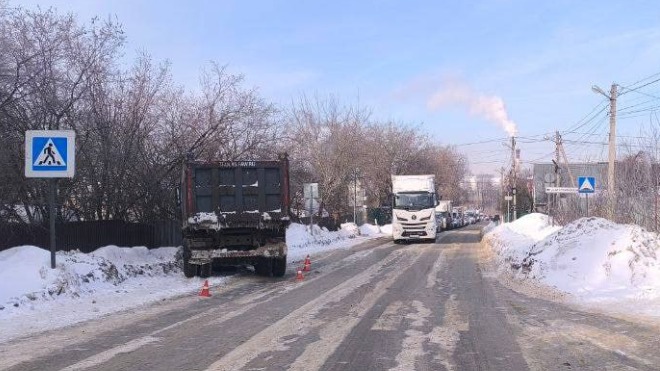 Грузовик сбил насмерть мужчину на пешеходном переходе в Балашихе