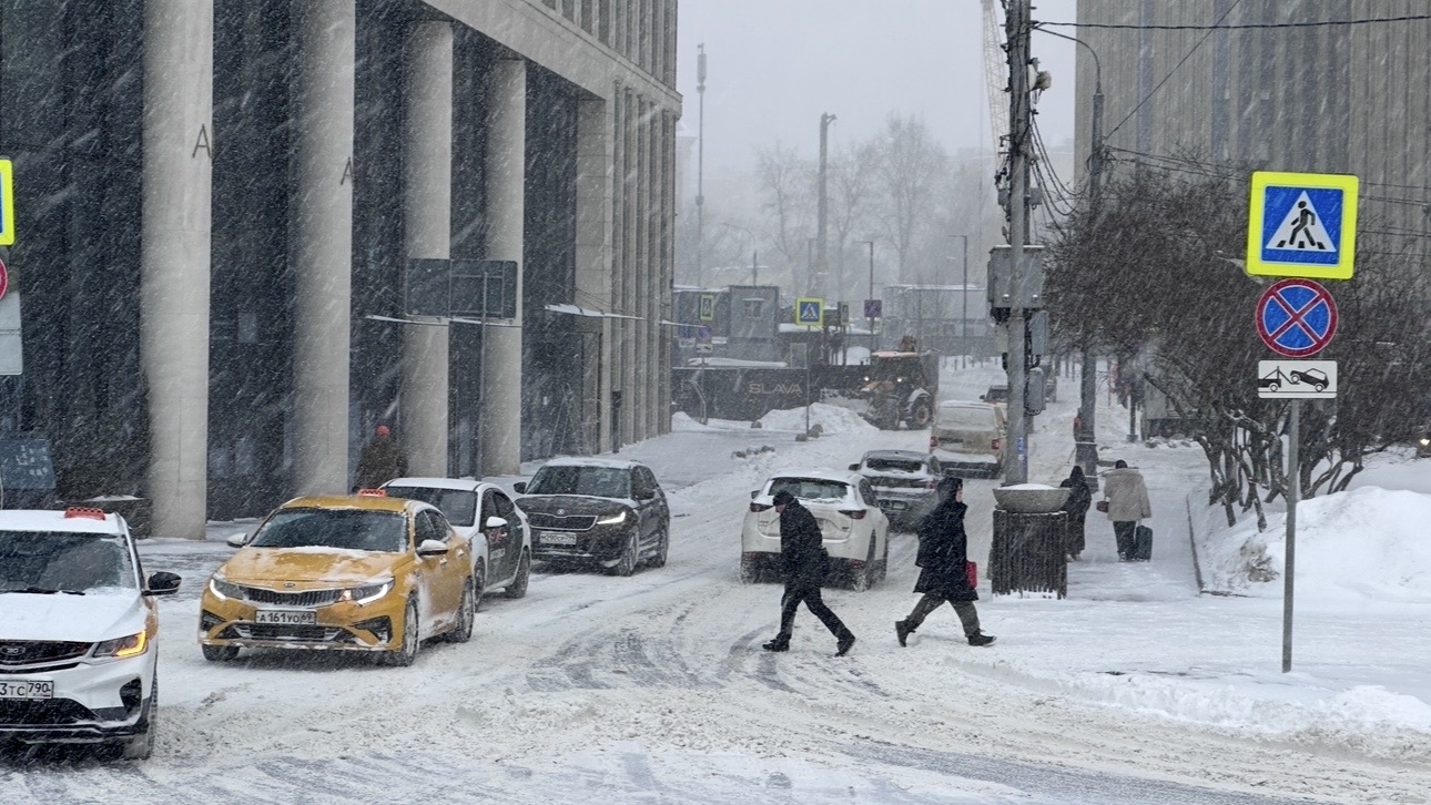 Снегопад в Москве: погода, когда потеплеет
