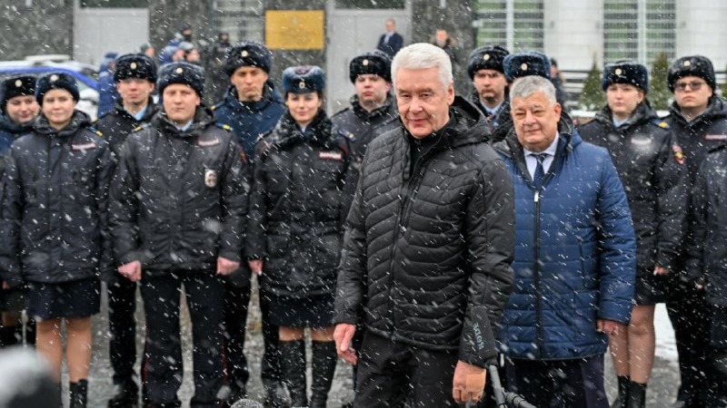 Сергей Собянин открыл новое здание отдела полиции по району Лосиноостровский