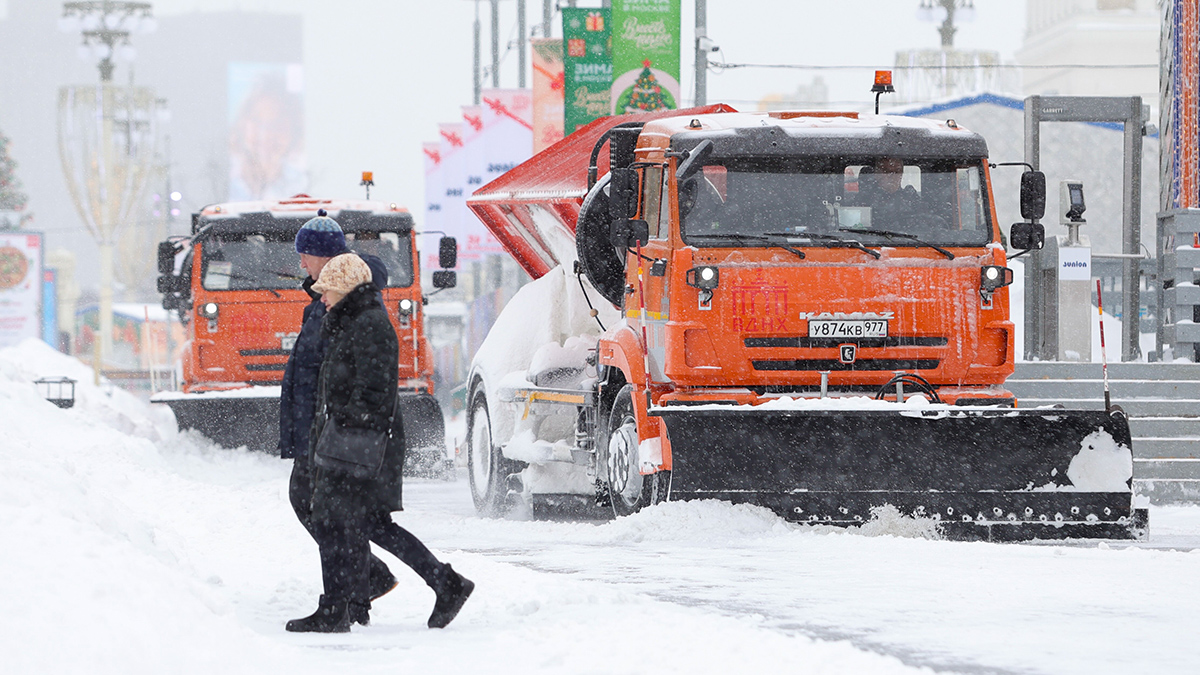 Снегопады в Москве