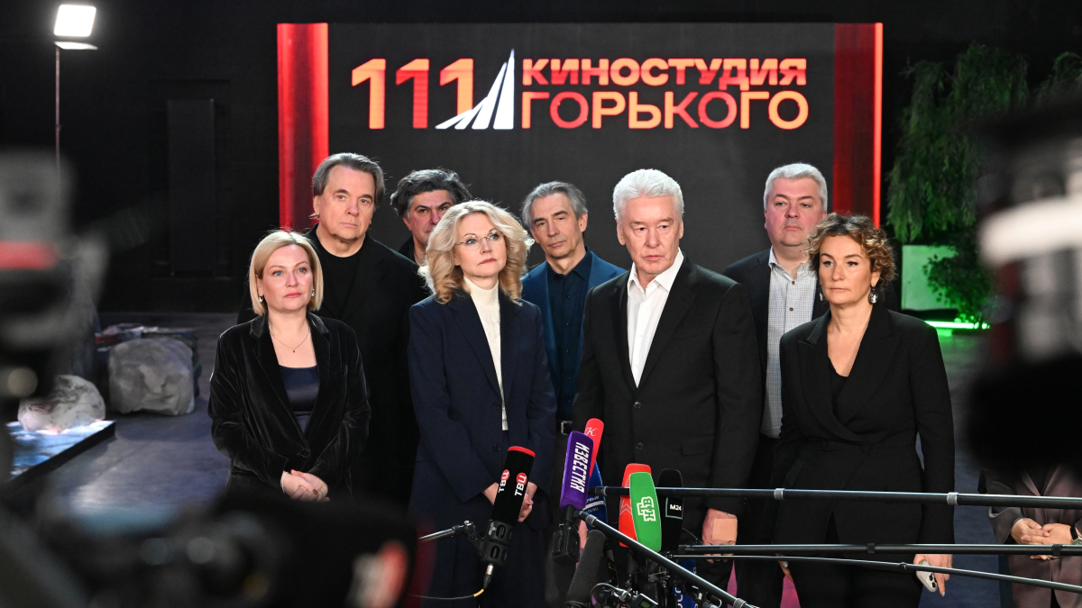 Собянин и Голикова открыли новые съемочные павильоны Киностудии Горького