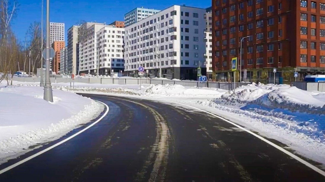 Сергей Собянин объявил об открытии новой дороги в районе Коммунарка