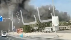 Обломки сбитой иранской ракеты вызвали пожар на судне в Бахрейне