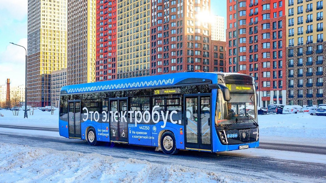 Собянин: Новые электробусы пополнят городской парк в этом году