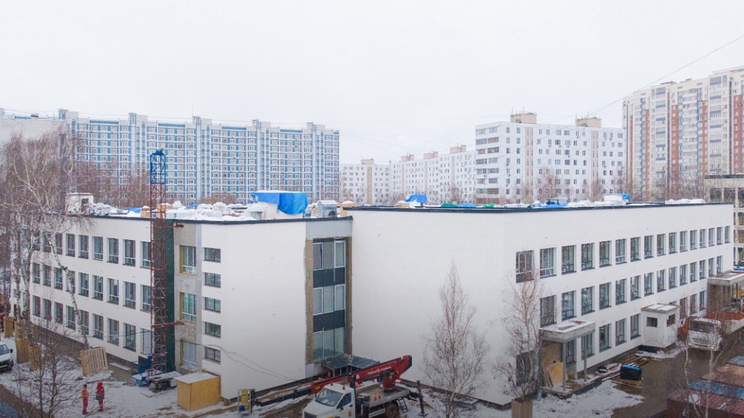 Собянин сообщил о скором открытии здания школы № 1619 после реконструкции 