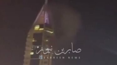 Иранский дрон врезался в 90-этажный жилой небоскреб в Дубае