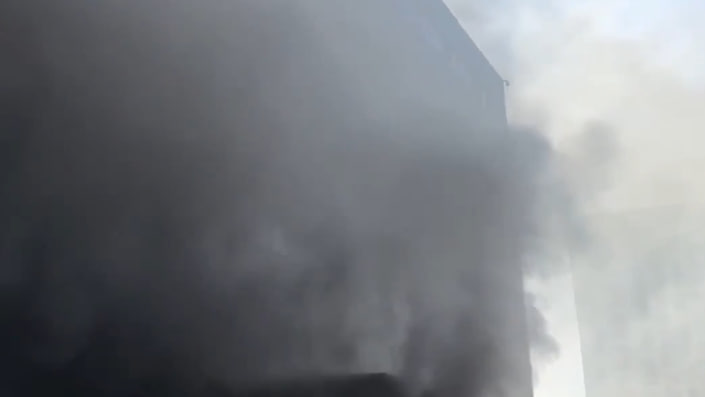 Площадь пожара в бизнес-центре в Москве достигла 1,5 тысячи «квадратов»