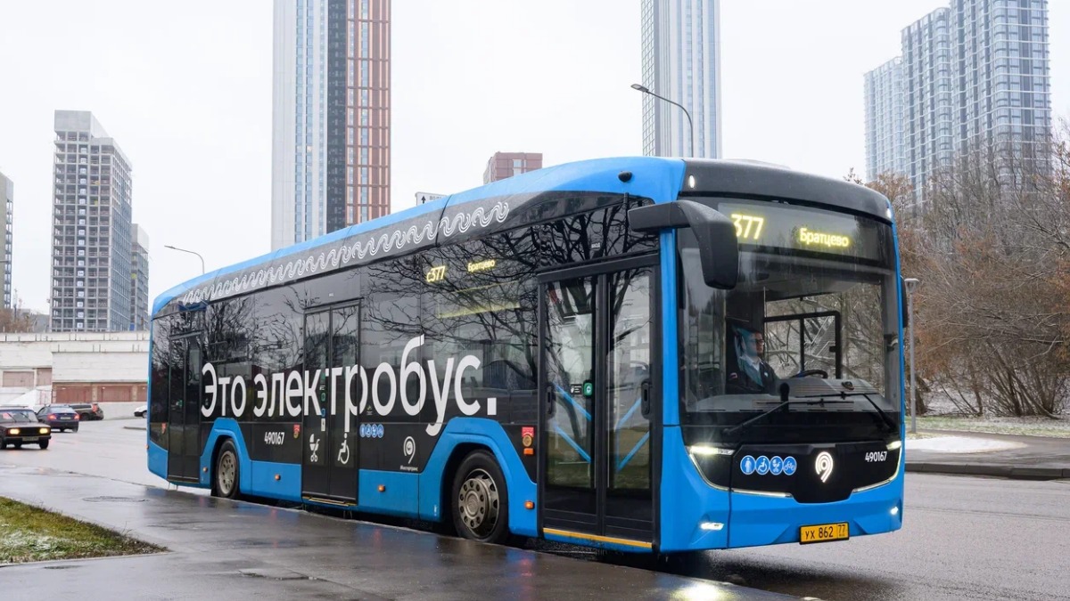 Электробусы вышли на маршрут 214 на востоке Москвы