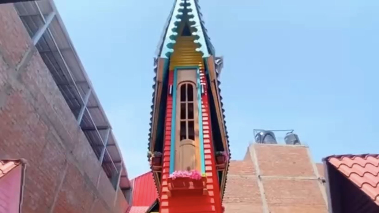 Самый узкий дом в мире построили в Перу