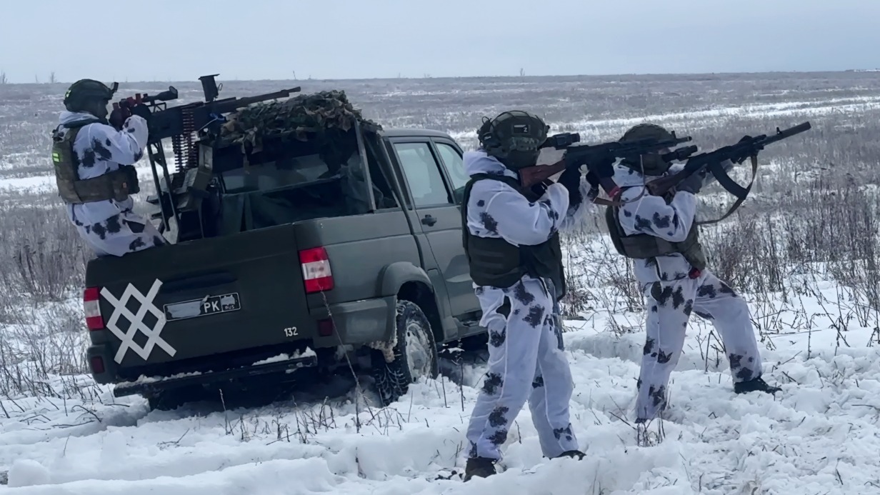 Бойцы мобильных огневых групп 11-го армейского корпуса группировки войск «Север» дежурят в приграничье Белгородской области