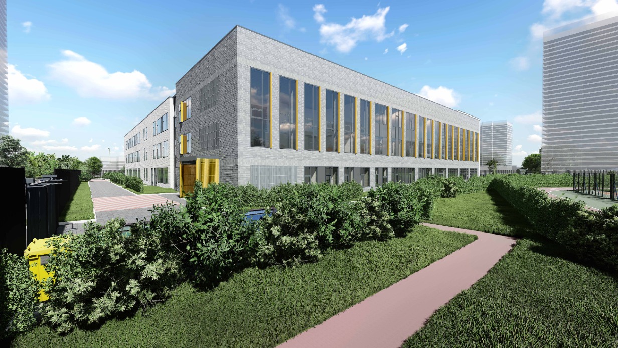 Ефимов: В строящейся школе в Южном Бутове продолжаются внутренние отделочные работы