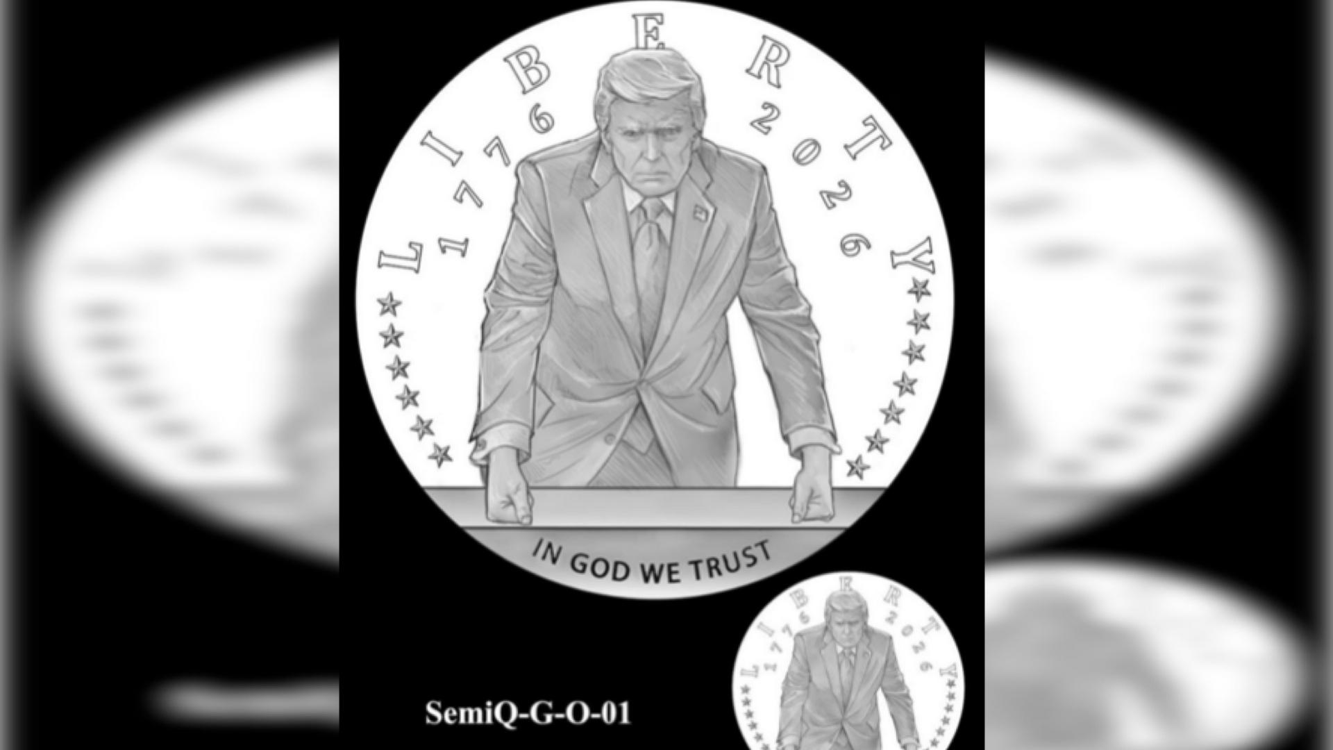 В США могут выпустить монету с изображением Трампа к 250-летию основания страны