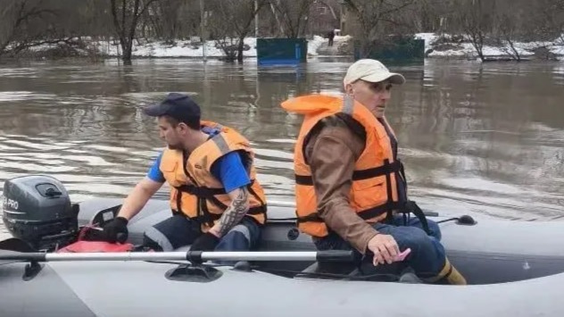 Спасатели показали обстановку после подтопления в подмосковном Чехове