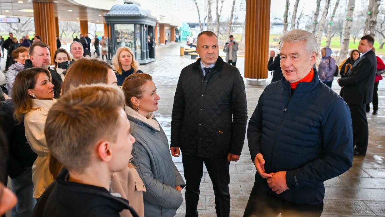 Сергей Собянин: Завершено создание городского вокзала Славянский Бульвар