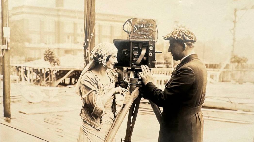 Русская балерина Анна Павлова во время съемок голливудского фильма «Немая из Портичи» 1915-1916-й г.