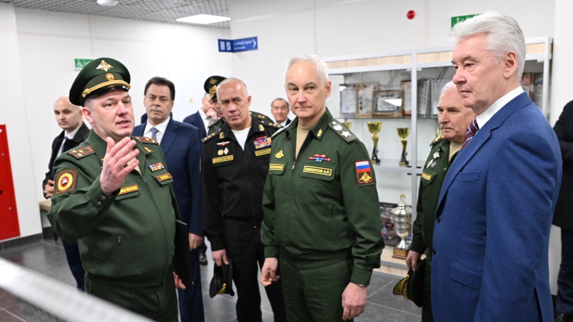 Собянин и Белоусов осмотрели новое здание военного комиссариата Москвы