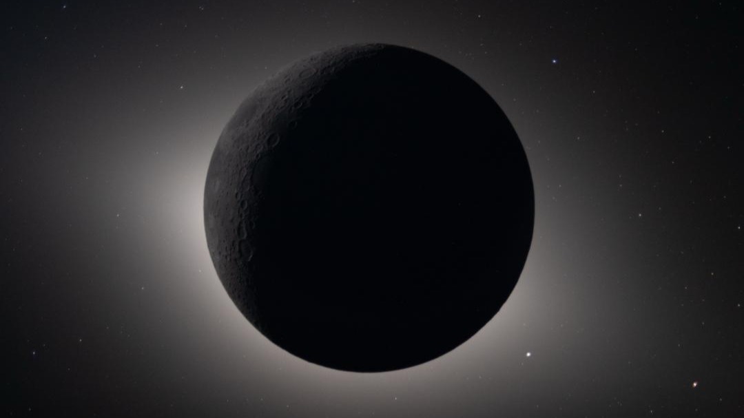 NASA показало снимок солнечного затмения с обратной стороны Луны