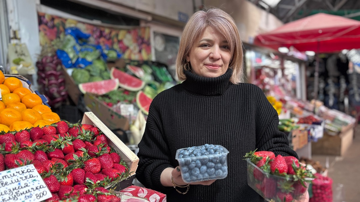 Продавец Вятского рынка Нано Казарян