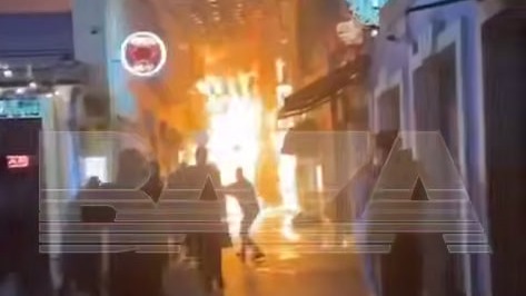 Пожар произошел в московском популярном барном кластере «Профсоюз»