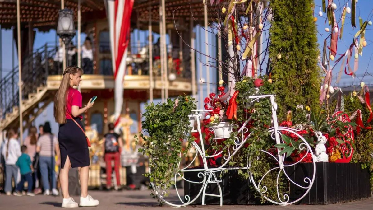 «Домики добра» открыты на площадках фестиваля «Пасхальный дар»