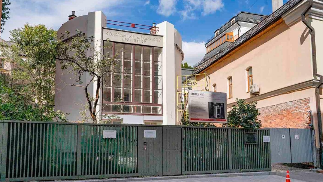 В Москве завершается реставрация дома-мастерской архитектора Мельникова