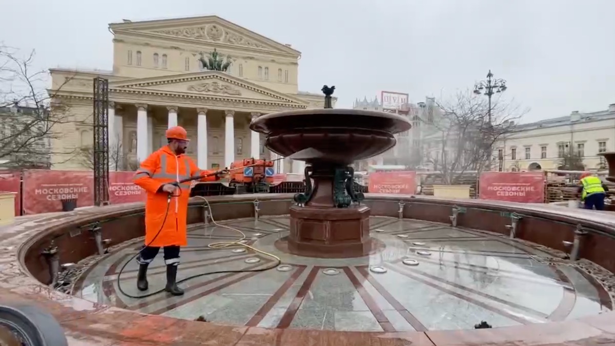 Стартовал финальный этап подготовки фонтанов к открытию сезона