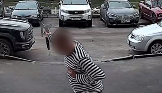 Силовики задержали в Подмосковье мужчину, бегавшего с топором около дома