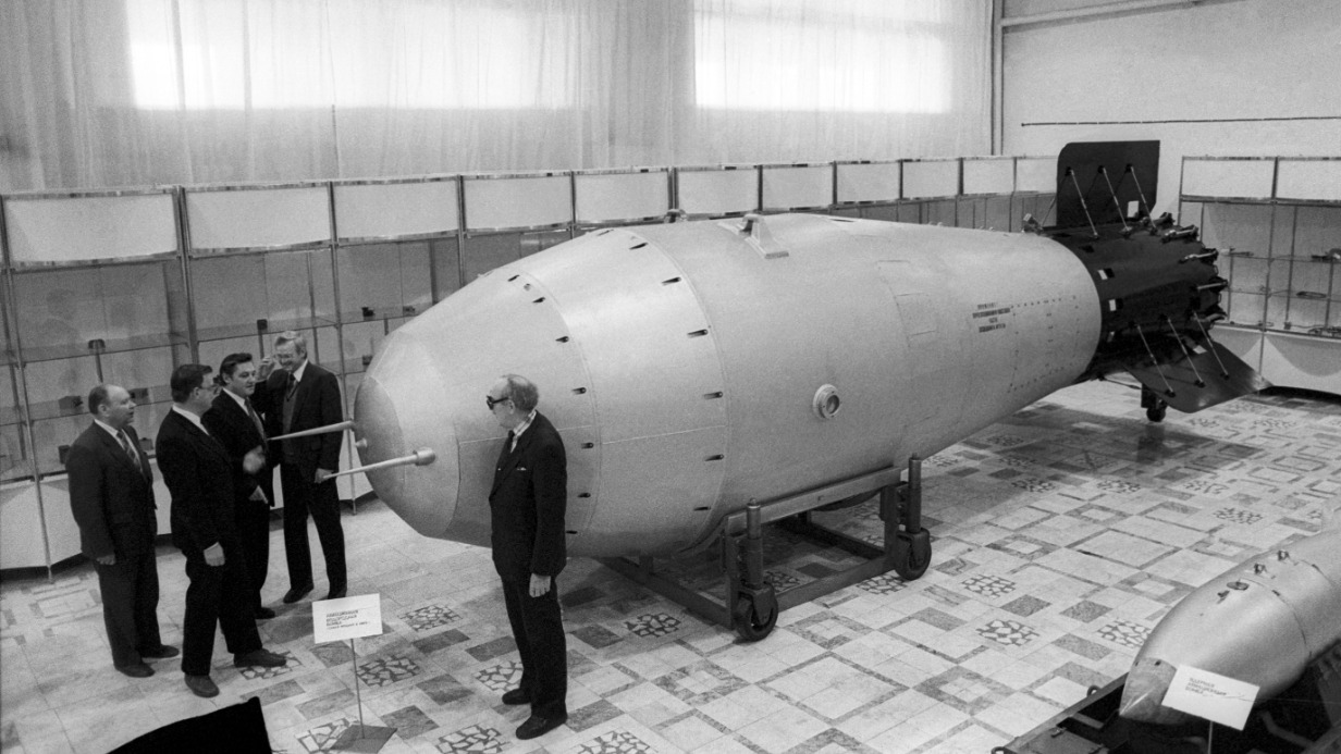 25-тонная термоядерная бомба в Музее ядерного оружия Всероссийского научно-исследовательского института технической физики