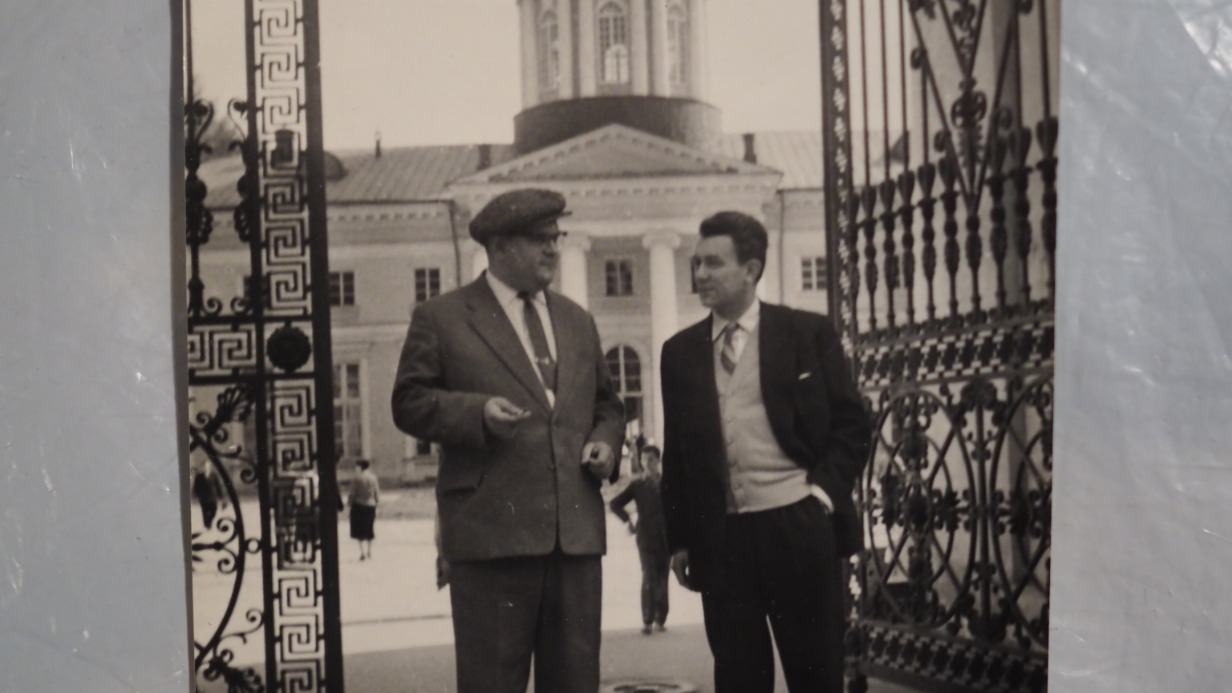 Кирилл Толстов и Ян Зеленка, главный редактор чехословацкой газеты «Вечерни Прага», в Архангельском