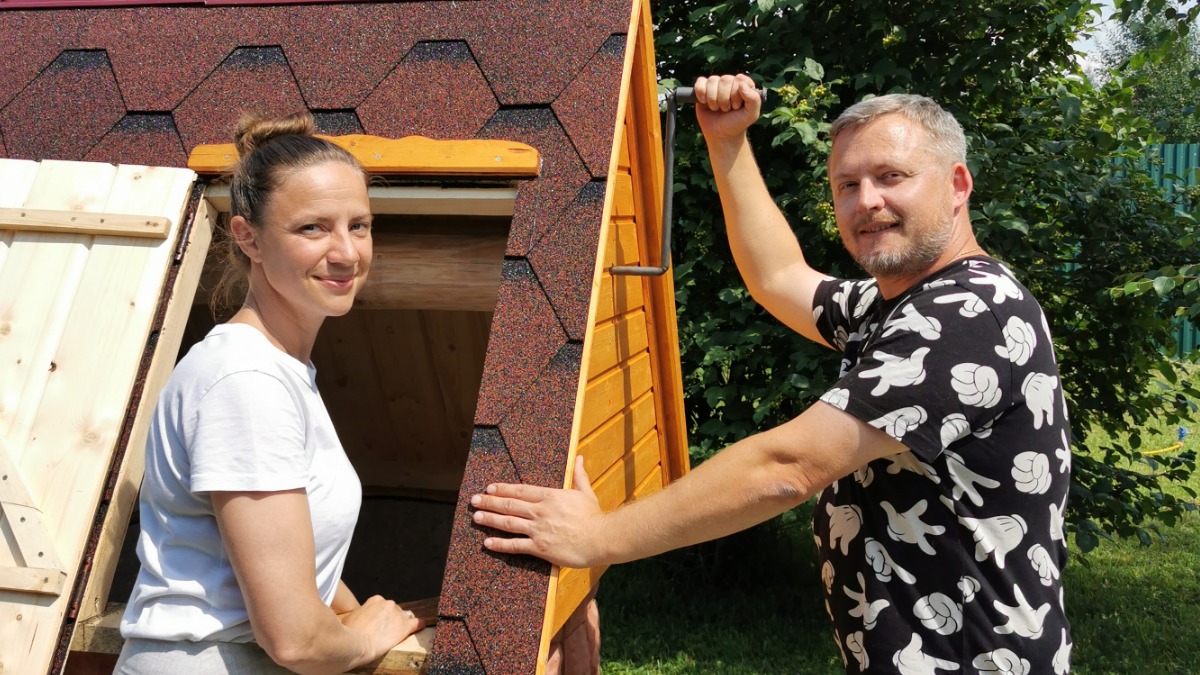 Москвичи Анастасия Королева и Виталий Соболев сняли дачу на лето