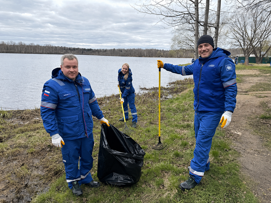 «Газпромнефть-СМ» провела в Подмосковье экологическую акцию в поддержку федерального проекта «Вода России» 