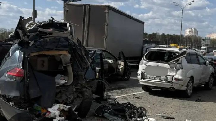 «112»: Число пострадавших в ДТП с КамАЗом на МКАД увеличилось до семи