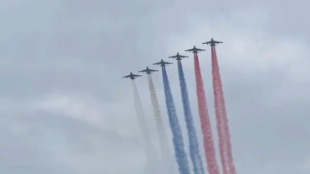 Воздушная часть репетиции парада Победы прошла в небе над Москвой