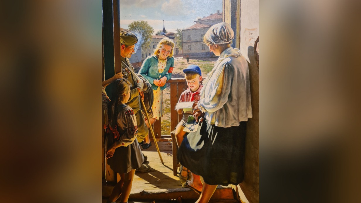 Александр Лактионов. «Письмо с фронта». 1947