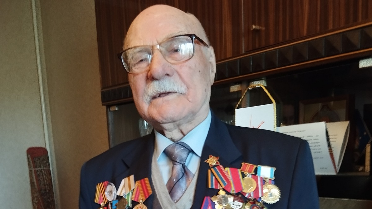 100-летний ветеран Великой Отечественной войны Александр Андреевич Трынков