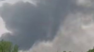 Пожар произошел на мусоросортировочной станции в Долгопрудном
